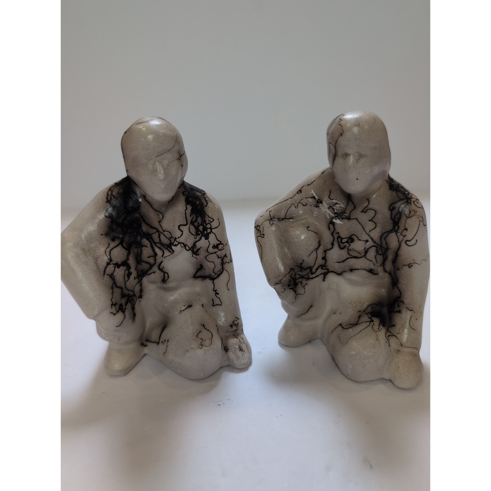 Navajo Horsehair Figurine Set Of Two Please Read